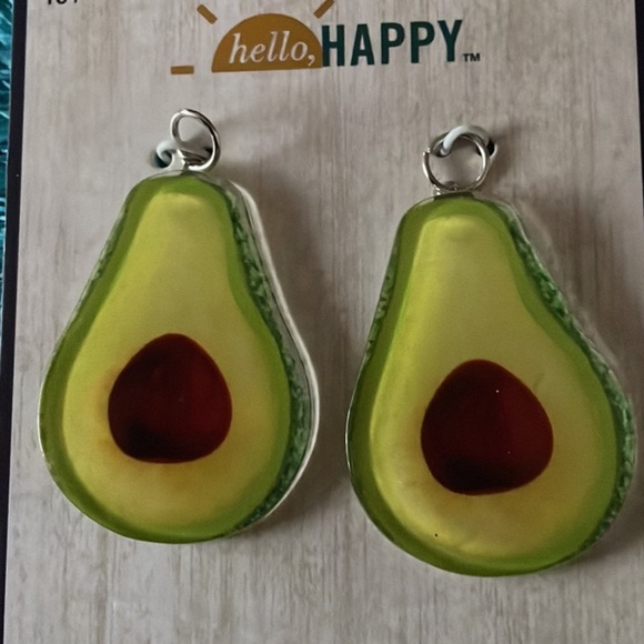 Avocado Charms for Jewelry - Picture 2 of 2